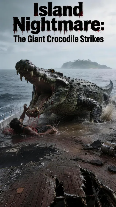 Island Nightmare: The Giant Crocodile Strikes