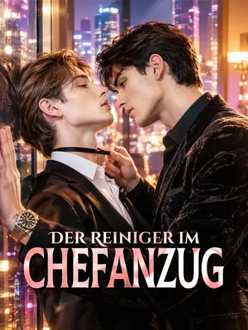 Der Reiniger im Chefanzug